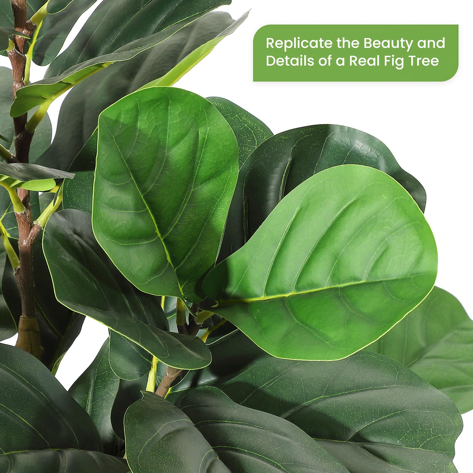 인조 피클리스 나무, 흰색 화분 포함, 5/6/7피트  - Rubber Plant Ficus 리뷰 및 가격
