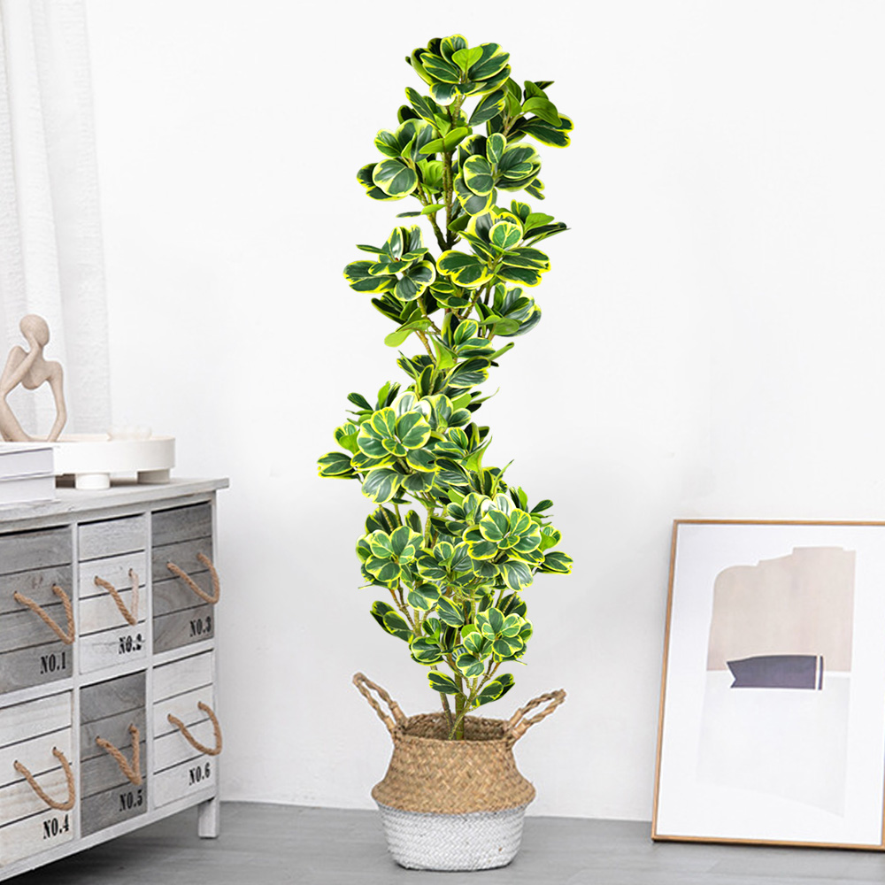 76cm/115cm 인공 Ficus 나무 가짜 열 대  - Rubber Plant Ficus 리뷰 및 가격