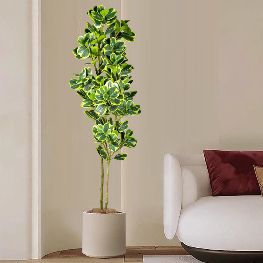 76cm/115cm 인공 Ficus 나무 가짜 열 대  - Rubber Plant Ficus 리뷰 및 가격