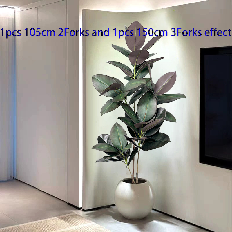 70-150cm 인조 고무나무, 가짜 열대 식물, 플라 - Rubber Plant Ficus 리뷰 및 가격