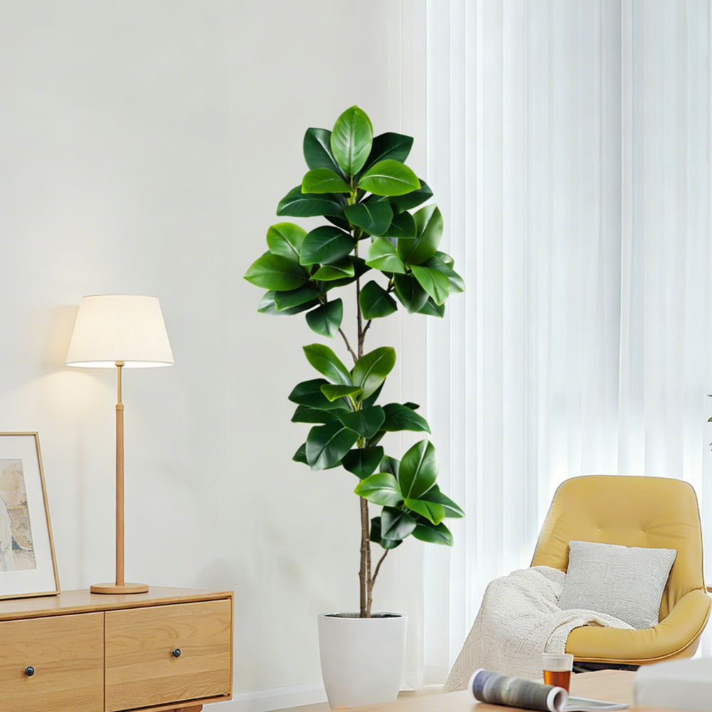 74-140cm 인조 고무나무 가짜 무화과나무 플라스틱 - Rubber Plant Ficus 리뷰 및 가격