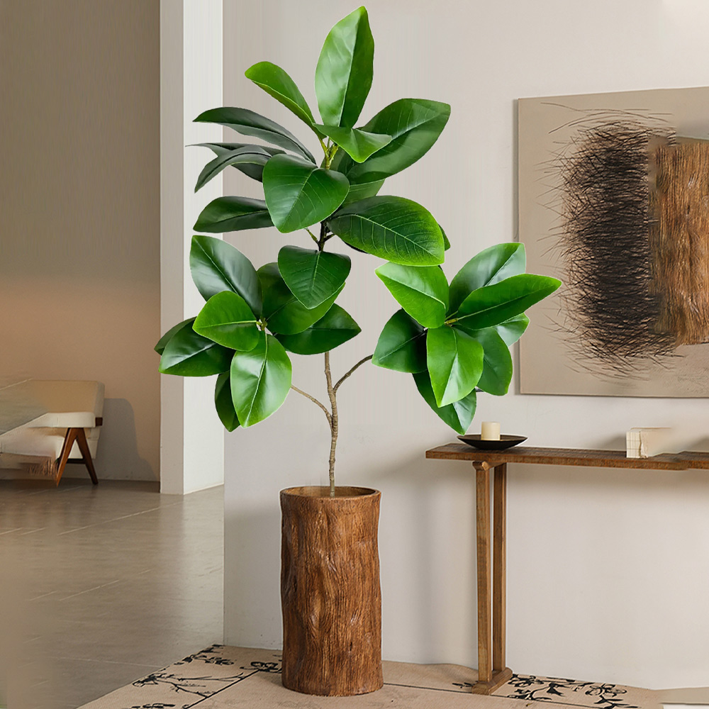 74-140cm 인조 고무나무 가짜 무화과나무 플라스틱 - Rubber Plant Ficus 리뷰 및 가격