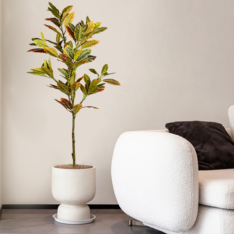 120cm 대형 가짜 Ficus 나무 인공 열 대 고무 - Rubber Plant Ficus 리뷰 및 가격