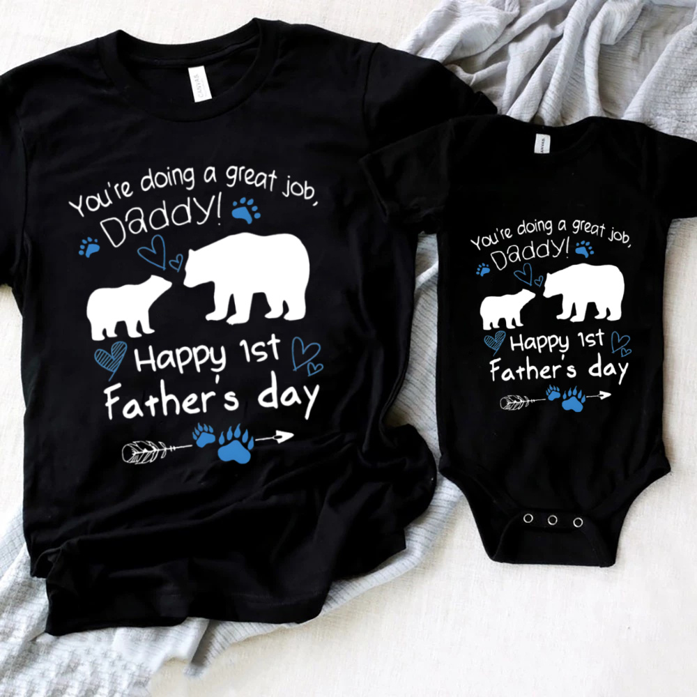 해피 첫 번째 아버지의 날 가족 일치하는 셔츠 아버지와 - Plant Parent T Shirt 리뷰 및 가격