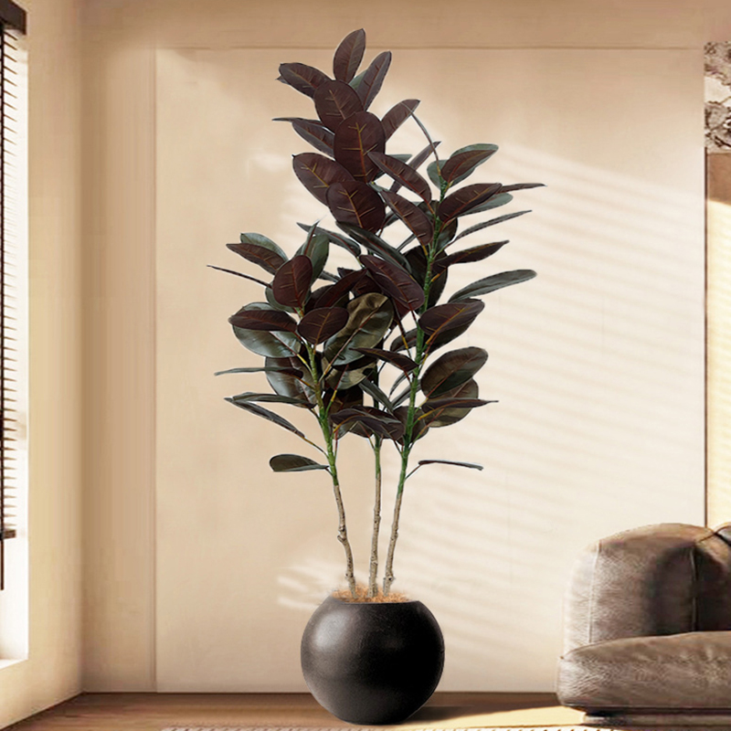 대형 피쿠스 나무, 인공 고무 나무, 플라스틱 반얀 식 - Rubber Plant Ficus 리뷰 및 가격