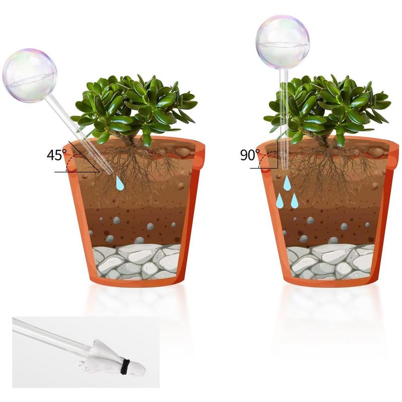 자동 식물 급수 전구, 유리 자체 급수 공, 맑은 꽃, - Plant Parent Kit 리뷰 및 가격